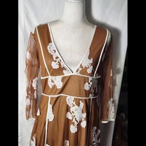 (Gb18) Sheilay Maxi Lace Dress, XL